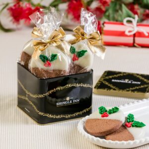 Chocolate Pudding Biscuits in Tin (6 biscuits made with GF ingredients)