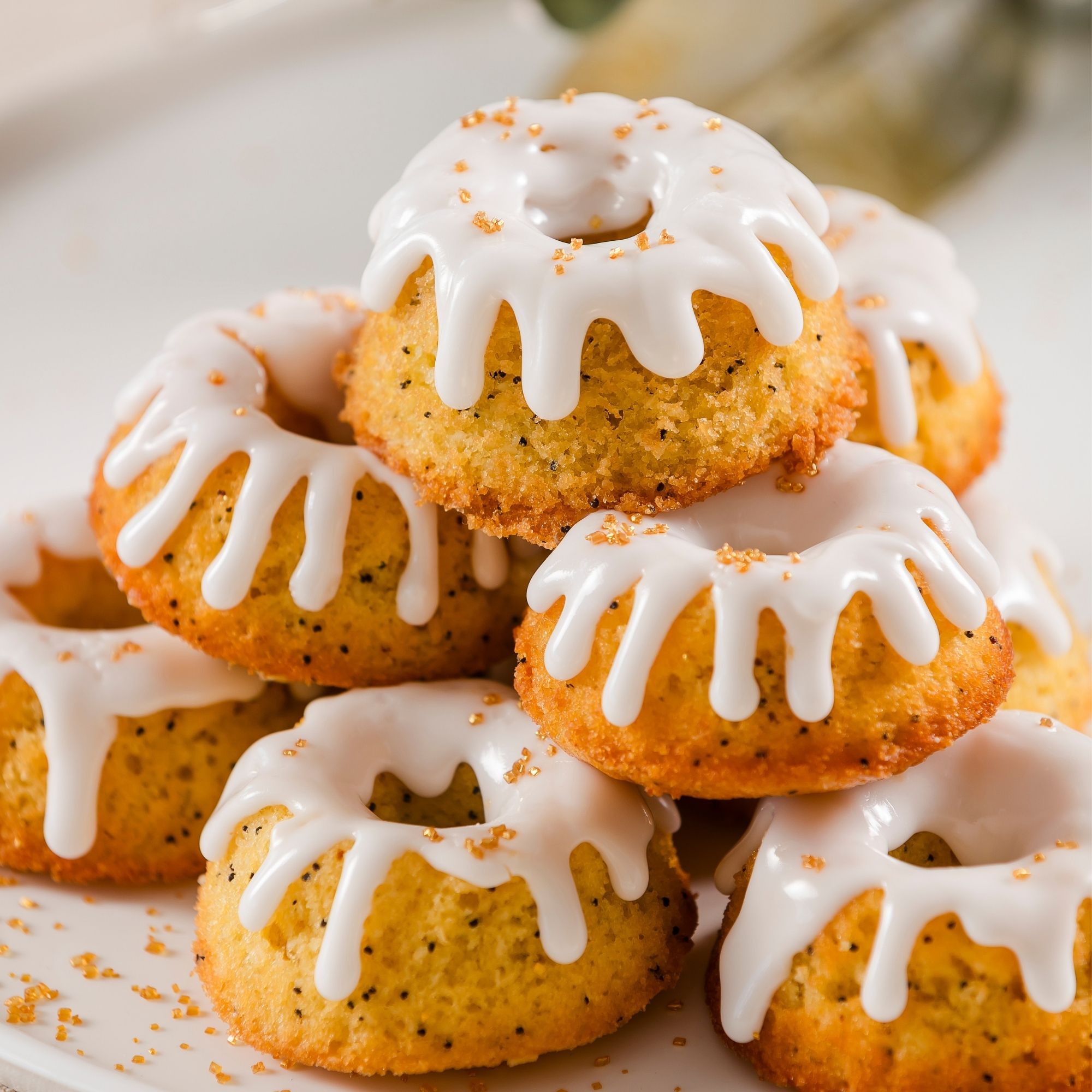 Lemon & Poppy Seed Bundt Cake (Set of 3)