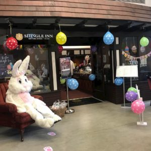 Easter Bunny visits Shingle Inn City Hall